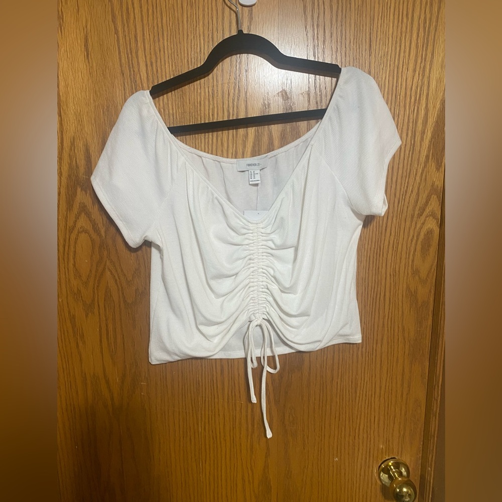 Plus Size Ruched Crop